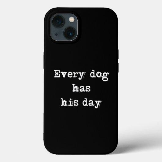 Elke hond heeft zijn dag Case-Mate iPhone case (Achterkant)
