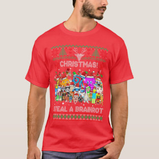 Elke Italiaanse Brainrot Grappige Kerstmis Brainro T-shirt