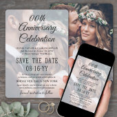 ELKE Jubileum 2 Foto Elegant Script Overlay Save The Date