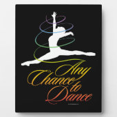 Elke kans op dance Plaque Fotoplaat (Voorkant)