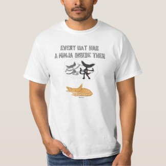 Elke kat heeft een ninja erin t-shirt