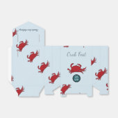 Elke keer dat Crab Fest je bedankt gast Bedankdoosjes (Uitgevouwen)