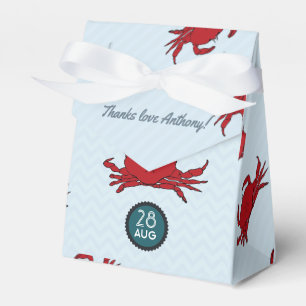 Elke keer dat Crab Fest je bedankt gast Bedankdoosjes
