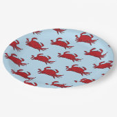 Elke keer dat Crab Fest kleur verandert Papieren Bordje (Gekanteld)