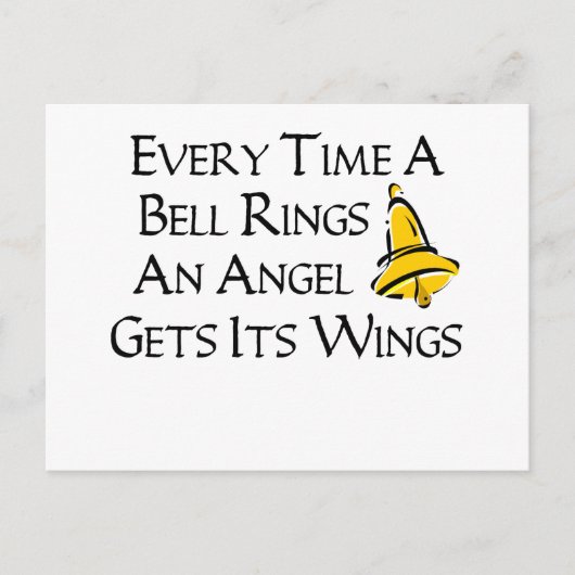 Elke keer dat een Bell Rings Briefkaart (Voorkant)