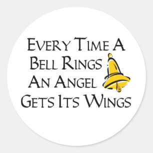 Elke keer dat een Bell Rings Ronde Sticker