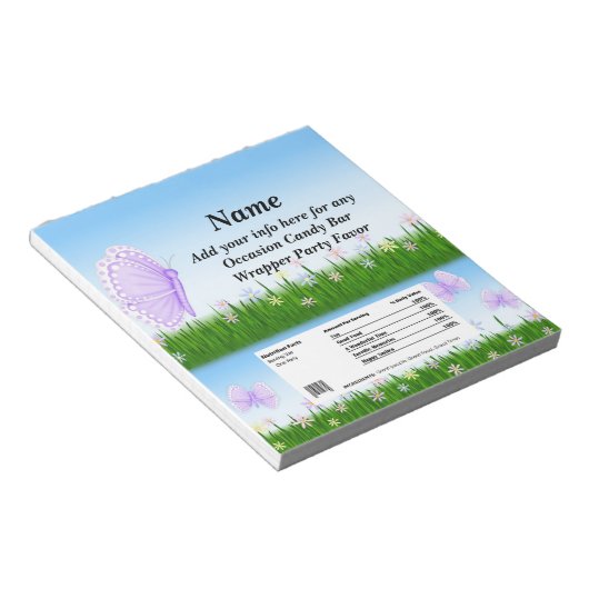 Elke keer dat er een Snoep met schuifbalken wordt  Notitieblok (Schuin)