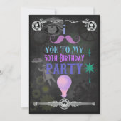 Elke keer dat Steampunk Chalkboard Party wordt uit Kaart (Voorkant)