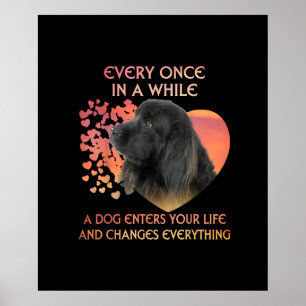 Elke keer in een oogwenk neemt een hond je leven i poster
