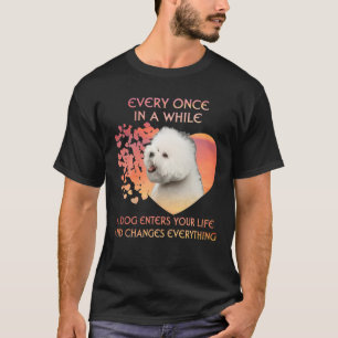Elke keer in een tijd dat een bichon-opkomst je la t-shirt