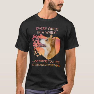 Elke keer in een tijd dat een Corgi je het leven i T-shirt
