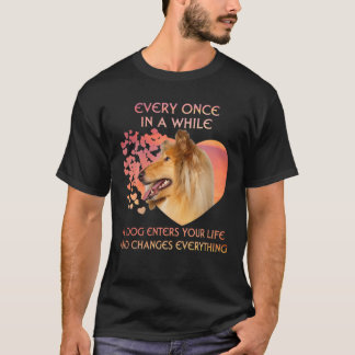 Elke keer in een tijd dat een ruwe collie je binne t-shirt