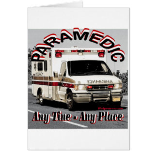 Elke keer paramedic.