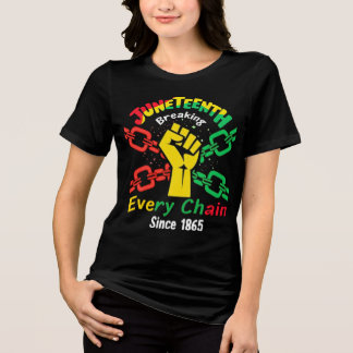 Elke keten breken sinds 1865 Tri-Blend shirt