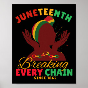 Elke keten doorbreken sinds 1865 Vrouwen Mannen Ju Poster