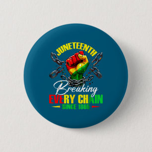 Elke keten doorbreken sinds 1865 vrouwen mannen ronde button 5,7 cm