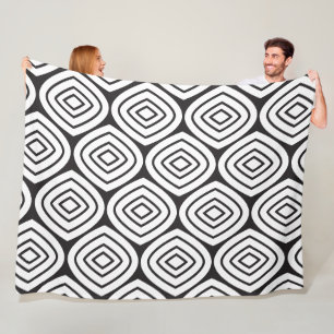 Elke kleur Abstract Diamond MCM Pattern Fleece Deken