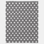 Elke kleur Abstract Teardrop MCM Pattern Fleece Deken (Voorkant)