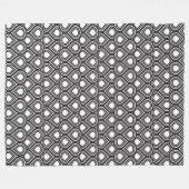 Elke kleur Abstract Teardrop MCM Pattern Fleece Deken (Voorkant (Horizontaal))