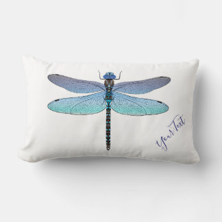 Elke kleur Achtergrond Dragonfly Lumbar Pillow Kussen