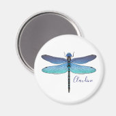 Elke kleur Achtergrond Dragonfly Magnet Magneet (Voorkant / Achterkant)