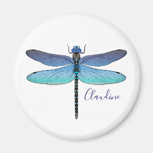 Elke kleur Achtergrond Dragonfly Magnet Magneet