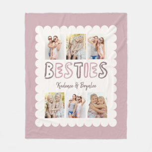 Elke Kleur Cute 6 Foto Beste Vriendin BFF's Fleece Deken