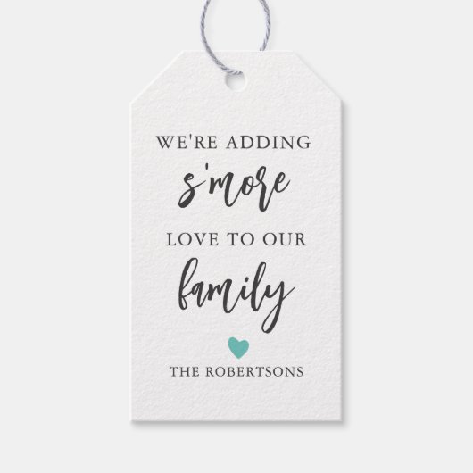 Elke kleur die we aan onze familie toevoegen cadeaulabel (Voorkant)