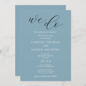 Elke kleur Elegant Moderne Eenvoudige Uitnodiging (Voorkant / Achterkant)