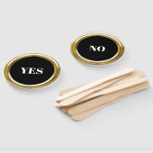 Elke kleur Gold Lijst Game Paddles Handwaaier (Niet-gemonteerd)