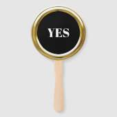 Elke kleur Gold Lijst Game Paddles Handwaaier (Voorkant)