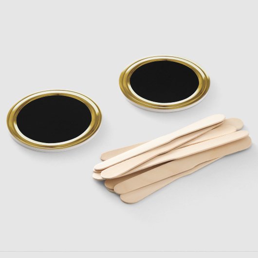 Elke kleur Gold Lijst Set van ventilatoren Handwaaier (Niet-gemonteerd)