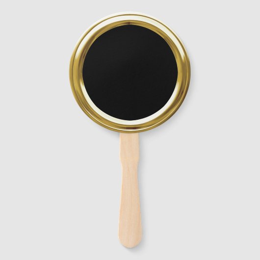 Elke kleur Gold Lijst Set van ventilatoren Handwaaier (Voorkant)