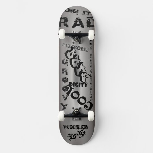 Elke kleur is Retro Skateboard (Voorkant)