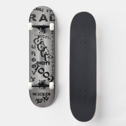 Elke kleur is Retro Skateboard (Voorkant)