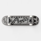 Elke kleur is Retro Skateboard (Horizontaal)