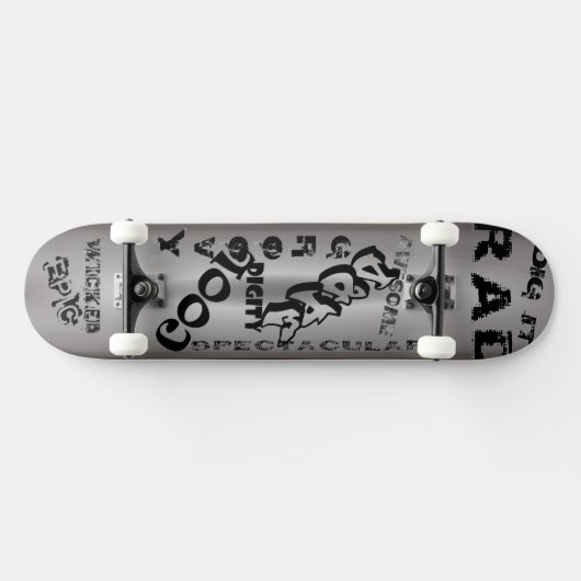 Elke kleur is Retro Skateboard (Horizontaal)