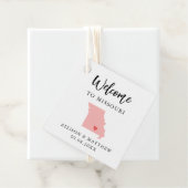 Elke Kleur Missouri Weduwwelkomsttas Bedankjes Labels (In situ)