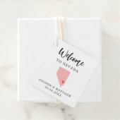 Elke Kleur Nevada WeduwWelkomsttas Bedankjes Labels (In situ)