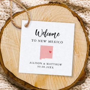 Elke kleur Nieuwe Mexico Weddenschap Welkomsttas Bedankjes Labels