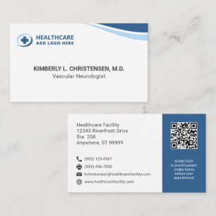 Elke kleur professionele medische visitekaartje