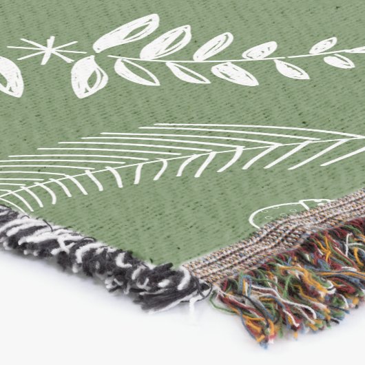 Elke kleur Rustic Holiday Deer Antler Lodge Deken (Hoek)