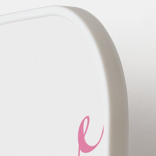 Elke kleur - Script Nam Pickleball Paddle (Links Detail)