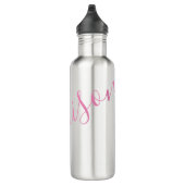 Elke kleur - Script Name Water Bottle Waterfles (Rechts)