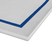 Elke kleur: twee letters Monogram Glazen snijvlak Snijplank (Hoek)