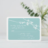 Elke kleur Wildflower Branches die RSVP binden (Staand voorkant)