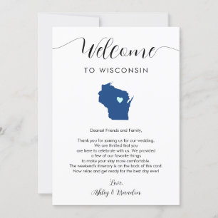 Elke kleur Wisconsin bruiloft welkom route