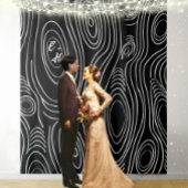 Elke kleur Wood Grain rustieke Abstracte kunst Wandkleed