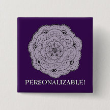 Elke kleurenlens Kijk uit op de rode knop