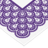 Elke kleurstoflens van de schedel tafelkleed (Gekanteld)